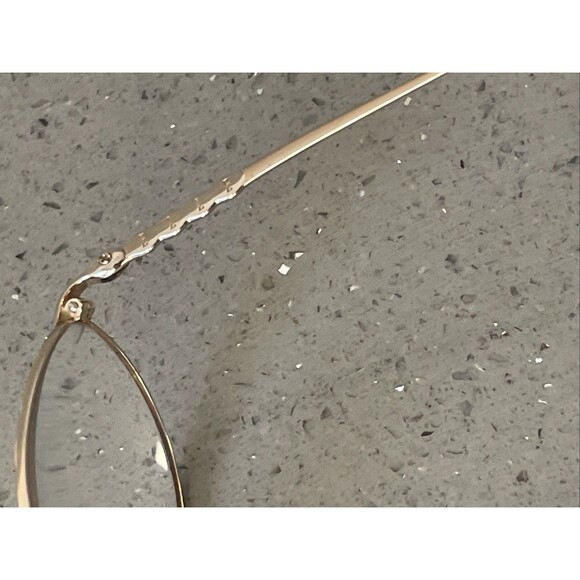 Elle Eyeglasses Frames ONLY Metal Full Rim Oval 50-18 silver main image 10